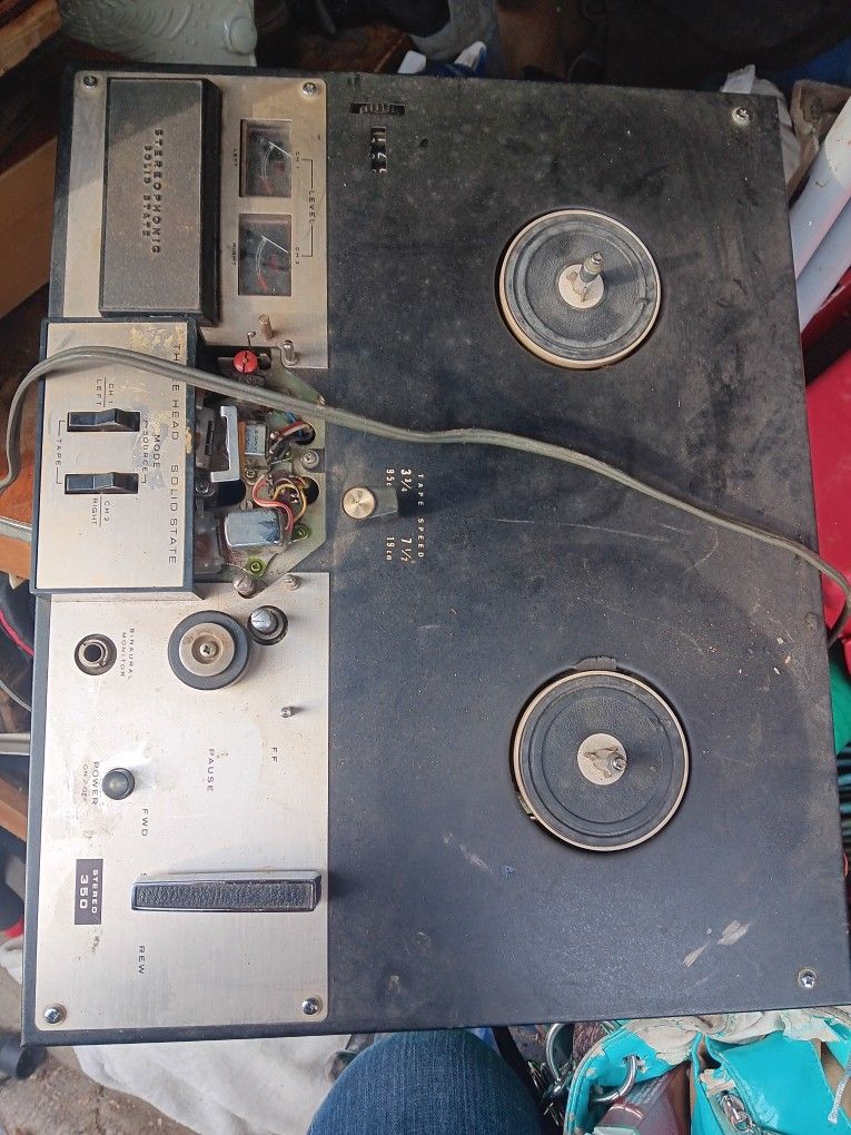 3 Reel Tapecorder SONY Tc-350 Early Series Model VeRY Rare