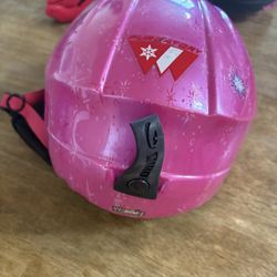 Kids Winter Ski And Play Clothes, Helmet Boots Gloves