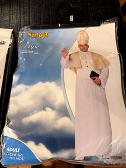 Spirit Pope Halloween Costume Adult One Size