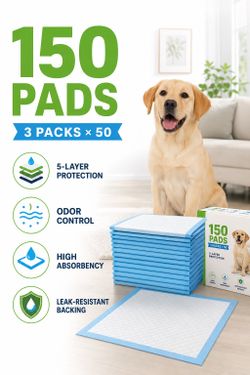 XL Pet Training Pads 150 Count – $39.99