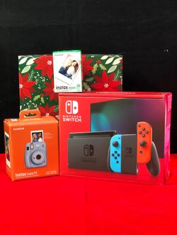 Nintendo Switch Classic with Intax mini 11 and film #HollidayBundleSpecial