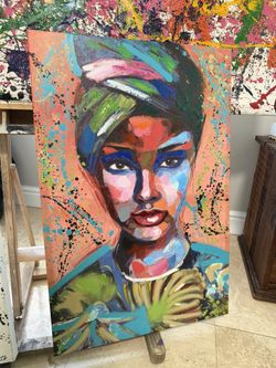 Custom Hand painted Artwork 24x36