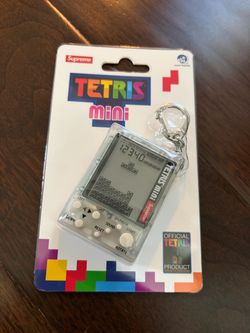 The Supreme x Tetris Mini Handheld Game Keychain Clear SS24