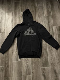 VINTAGE BLACK ADIDAS HOODIE