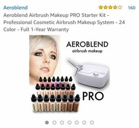Aeroblend makeup brush kit set