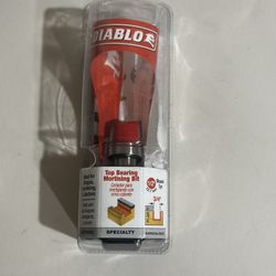 NEW Diablo Top Bearing Mortising Bit 3/4" Diameter 3/8" Cut Length DR16520