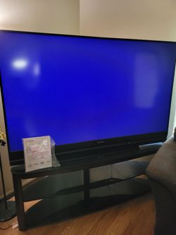 73" TV and stand