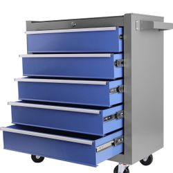 5 Drawers Rolling Tool Chest with Wheels, Portable Rolling Tool Box on Wheels, Tool Chest Organizer [NEW] **Assembly Req** 