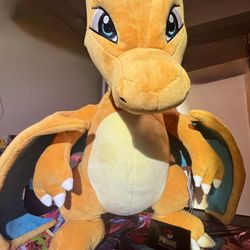 Pokemon Charizard Plush - 24 inch Soft Plush with Authentic Details