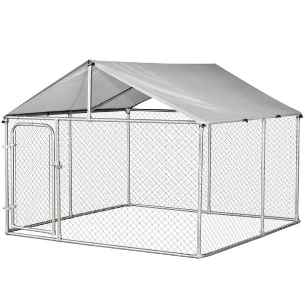 Large Dog House With Cloth Roof and Lock