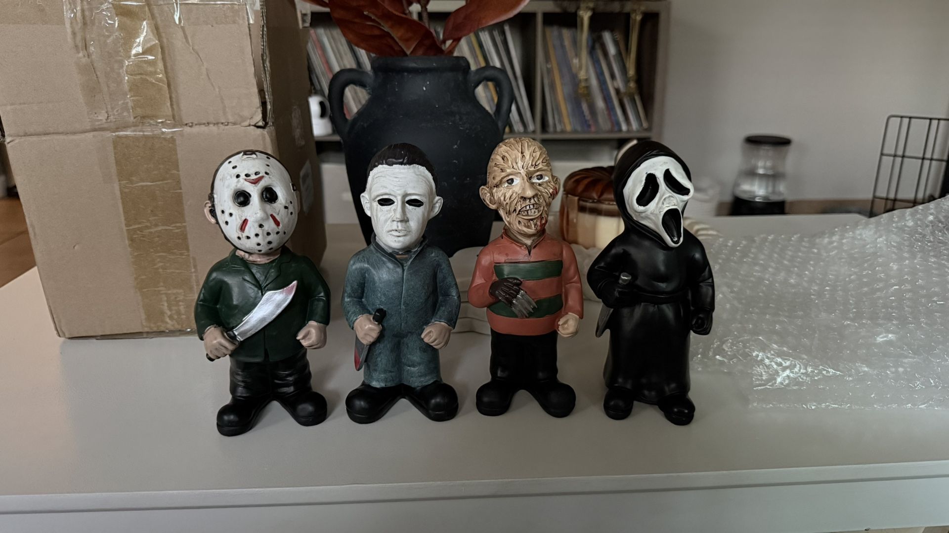 Horror Figurine 4PCS Set - Jason, Micheal, Freddy And GhostFace