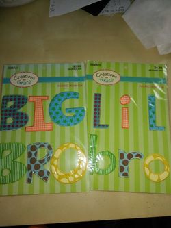 Big brother/lil brother iron ons