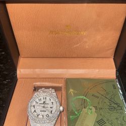 Moissanite Iced Out AP Watch