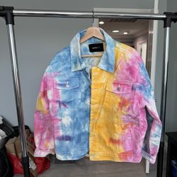 Men’s Tie Dye Trucker Jacket - Sz. M