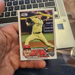 Tommy Henry Baseball Card