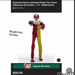 Halloween animatronic