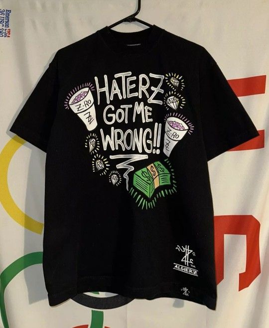 Vintage Rare Z Ro Algierz Shirt Black Hip Hop Dj Screw One Deep Houston