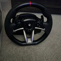 it’s a xbox xs racing wheel and cash only