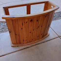 Very Nice Wooden 46 Gallon Bow Front Fish Tank Stand