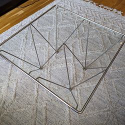 Modway Prisim Glass & Steel Coffee Table