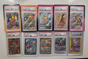 Pokemon PSA Slabs for Trade One Piece