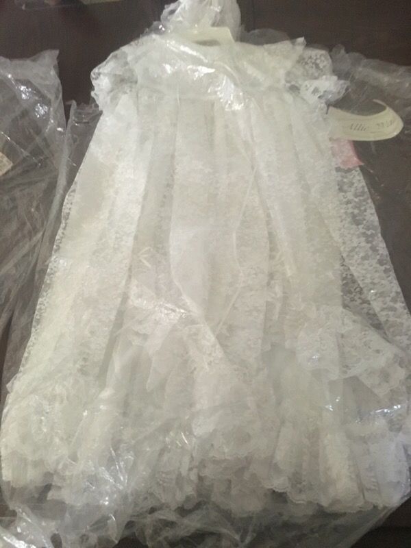 Girls christening gown
