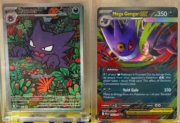 Haunter Stage 1 & Mega Gengar EX stage 2
