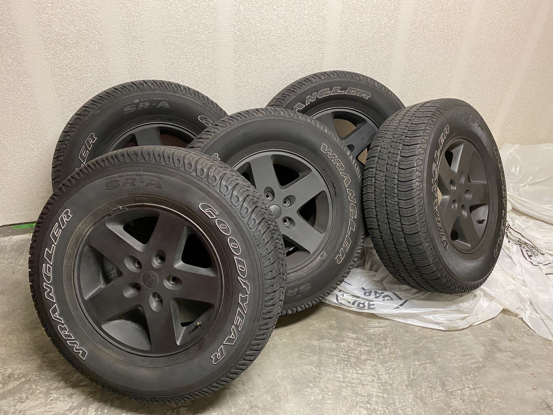 Wrangler wheels and tires