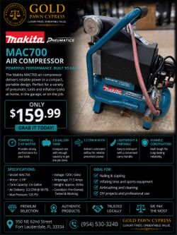 Makita MAC700 Air Compressor