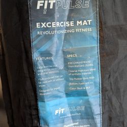 Extra Large Exercise Mat. 8' X 6'. 7mm Thick. 