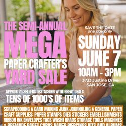 Papercrafting Yard Sale June 7th
