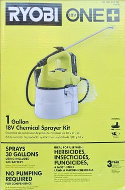 Ryobi 18V ONE+ 1 Gallon Chemical Sprayer Kit