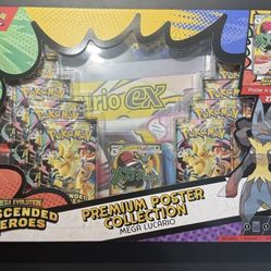 Pokemon TCG Ascended Heroes Premium Poster Collection Mega Lucario