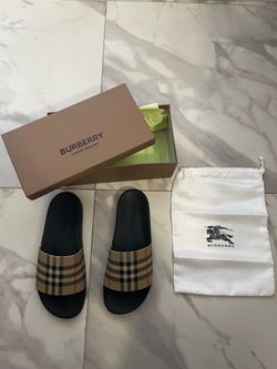 Burberry slides