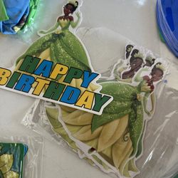princess and the frog birthday package