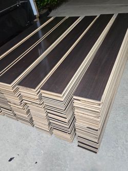 500ft Of Beautiful Dark Brown Laminate Floors