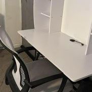 Desk and Computer Chair 