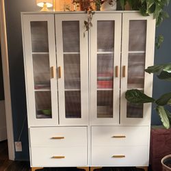 Double Book Case With Lights 