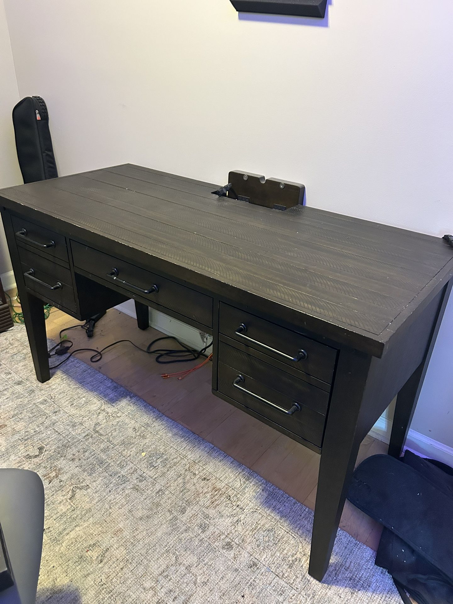 Large Wood Desk With Charging Station,All Products : American Fashion Style Bags On Sale