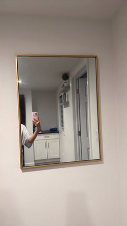 Brass Gold Mirror