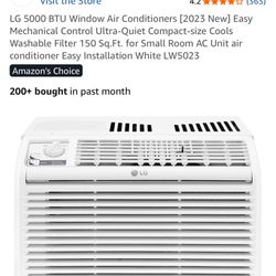 LG 5000 BTU Window Air Conditioners 