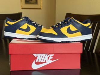Size 7Y - Nike Dunk Low “Michigan” (GS)