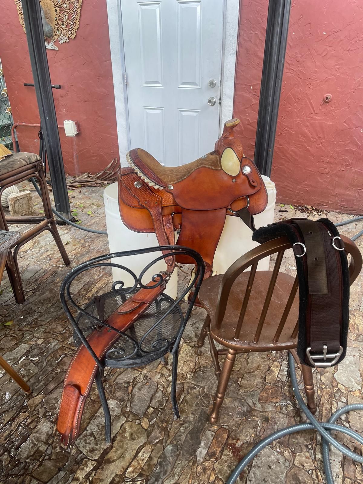 Horse Saddle Including pommel, seat, cantle, and gullet