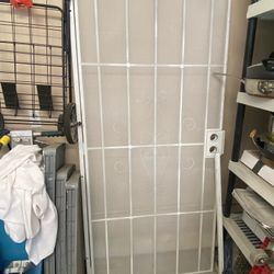 White Metal Door