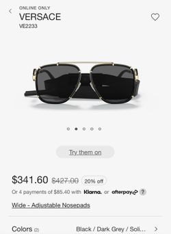 Versace Sunglasses 