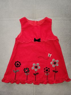 12 Months Toddler Girl Corduroy Dress