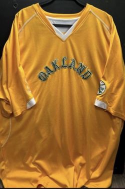 Vintage Rare, Oakland A Yellow Jersey Big and Tall 4XLT