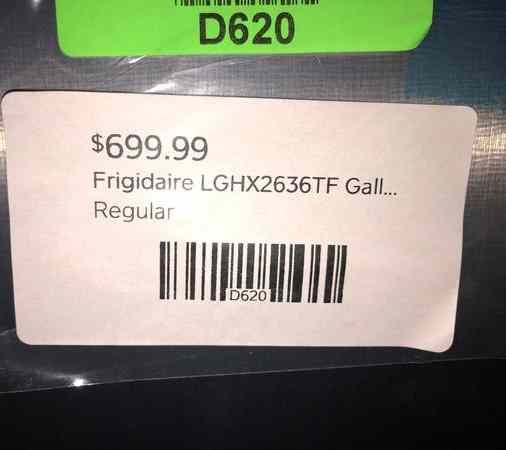 Brand New Frigidaire Gallery Side by Side Refrigerator (Model:LGHX2636TF) L