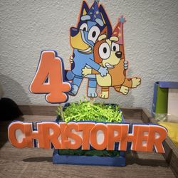 Bluey Party Centerpieces