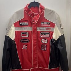 Rare Vintage Men’s Leather Racing Jacket